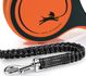 Flexi Xtreme Αυτόματος Οδηγός Σκύλου με Ταινία 5m, Πορτοκαλί, Μέγεθος Large, Έως 65kg