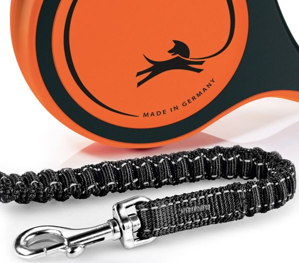 Flexi Xtreme Αυτόματος Οδηγός Σκύλου Ταινία 5m, Πορτοκαλί, για Σκύλους έως 35kg
