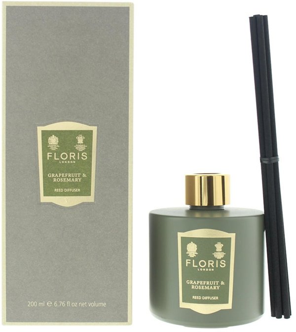 Floris Of London, Grapefruit & Rosemary, Reed diffuser, Aroma Reed Diffuser, 200 ml Unisex