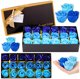 Flower Box Αιώνια Αρωματικά Τριαντάφυλλα Σε Κουτί Μπλε 18 τεμάχια