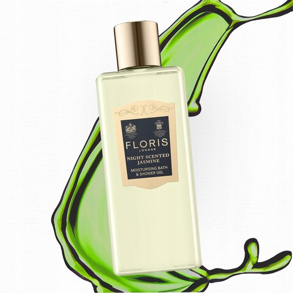 Floris Of London, Night Scented Jasmine, Cleansing, Shower Gel, All Skin Types, 250 ml For Women