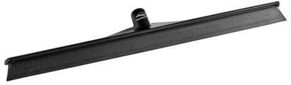 Floor scraper, Vikan, 60x8x9.5 cm, black, TPE rubber/PP, 60 cm, with single blade, ultra hygienic