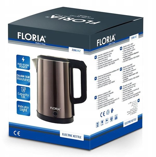 Floria ZLN6142 Electric kettle 1.8L 1650W