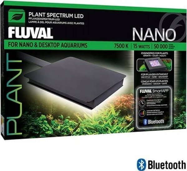 Φωτισμός Fluval Nano Plant LED, 12,7 x 12,7 cm, 15 W