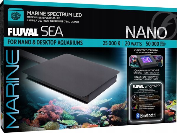 Φωτισμός Fluval Nano Plant LED, 12,7 x 12,7 cm, 15 W