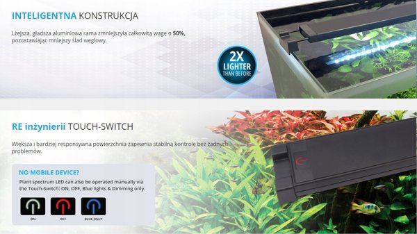 Fluval Fluval LED Φωτισμός φυτού, 38-61cm, 22W 8039245 15561145206