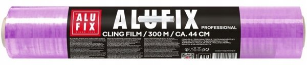 Διαφανής μεμβράνη τροφίμων ALUFIX Foli-Fix, PVC, 44cmx300m