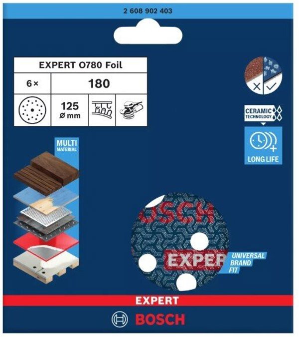 FOLIA SCIERNA EXPERT κόκκοι O780,125,180 σετ 6 τεμαχίων
