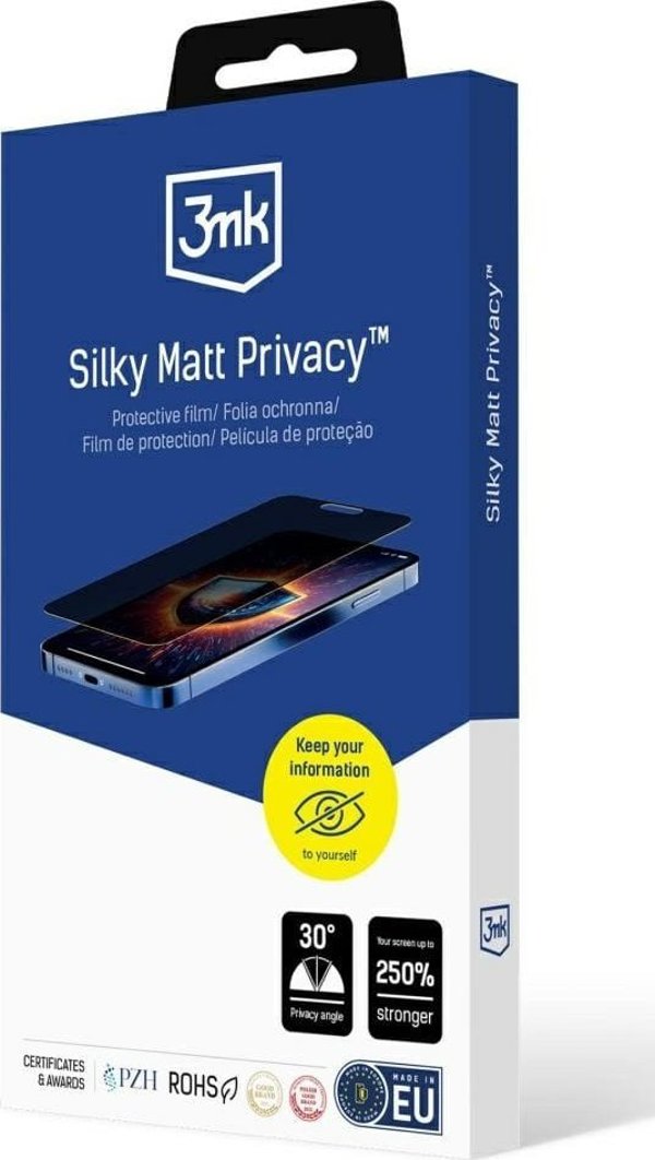3MK Φίλτρο Απορρήτου Silky Matt Privacy για Samsung Galaxy S25+