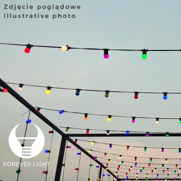 Forever Light Żarówka LED E27 G45 2W 230V biała 5 sztuk Forever Light