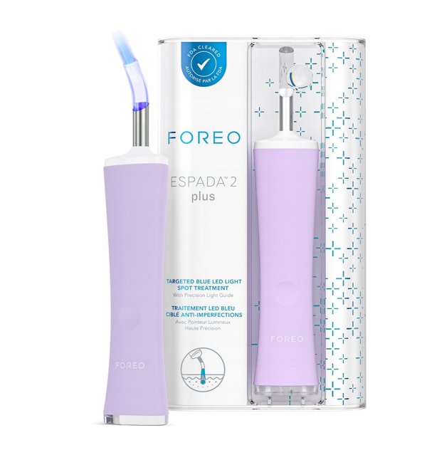 Foreo Espada 2 Plus Συσκευή Θεραπείας Ακμής με Μπλε Φως, Λιλά