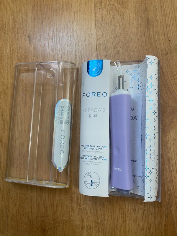 Foreo Espada 2 Plus Συσκευή Θεραπείας Ακμής με Μπλε Φως, Λιλά