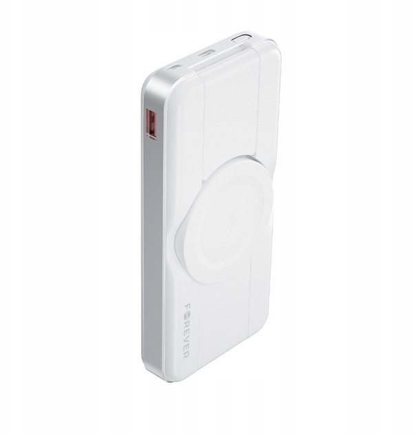 Forever wireless power bank MATB-300 10000 mAh 3in1 white 5907457779808
