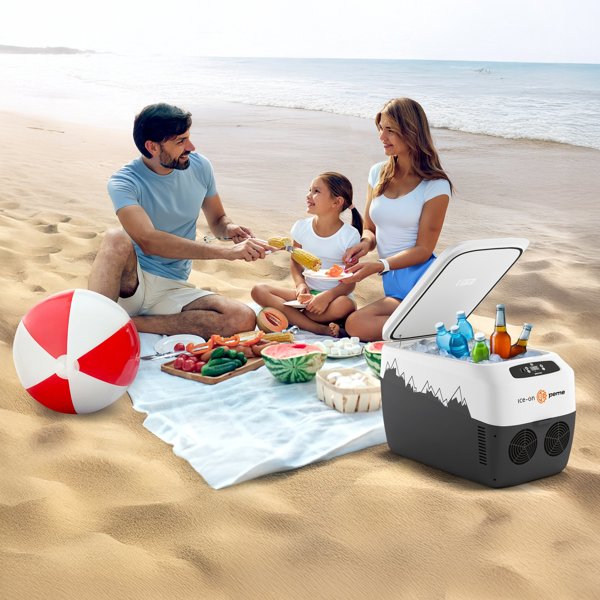 Peme Go 30 Adventure Φορητό Ψυγείο 30L, Θερμοηλεκτρικό με Ιμάντα Ώμου, Πορτοκαλί