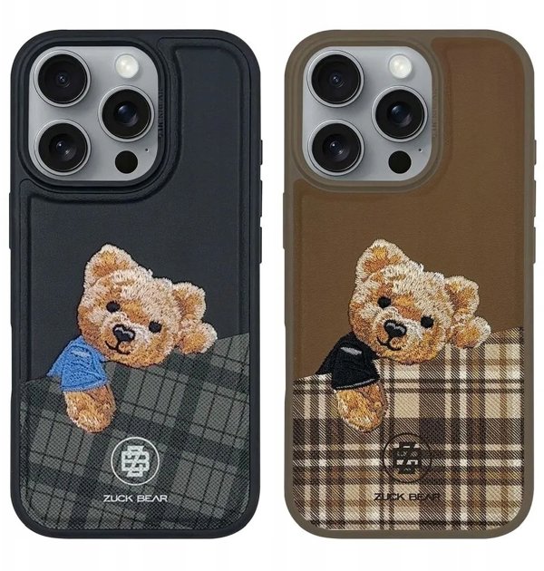 ForCell Θήκη ZUCK BEAR DARREN συμβατή με MagSafe 16 Pro μαύρη