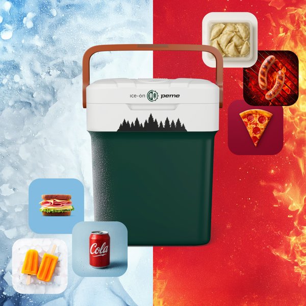 Peme Essential 32 Φορητό Ψυγείο Αυτοκινήτου, 32L, Pine Forest