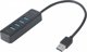 Asus Deltaco UH-734 USB Hub 4-Port - Μαύρο