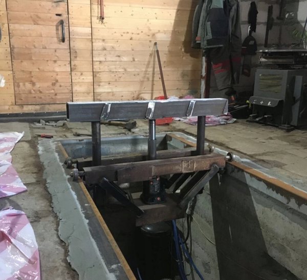 Forsage Podnosnik hydrauliczny slupkowy 50t (h min 280mm, h max 450mm)