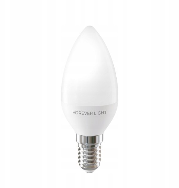 Forever Light Forever Light Żarówka LED E14 C37 4.8W 630lm 6000K klasa E