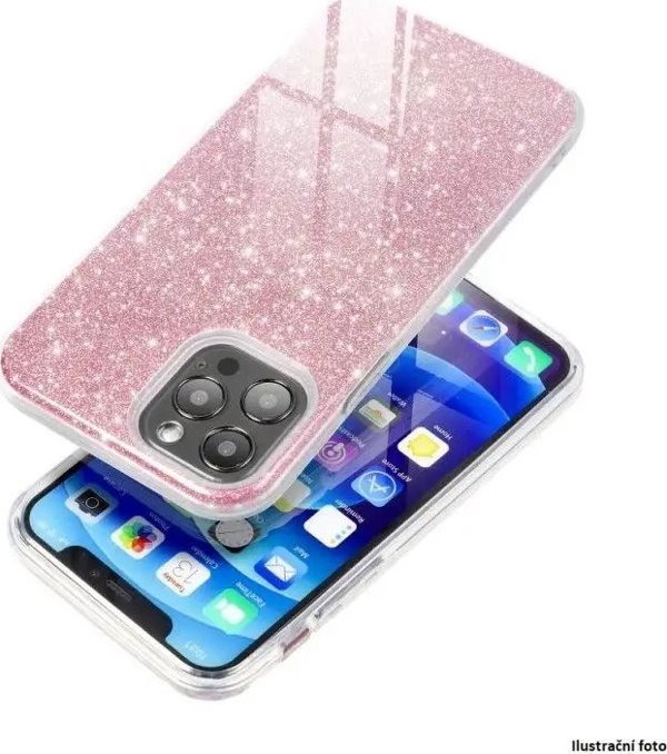 ForCell Θήκη SHINING για SAMSUNG A55 5G διαφανής ροζ