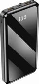 Forever power bank TB-411 ALLin1 10000 mAh with cables USB-C + Lightning + microUSB black 5900495878236