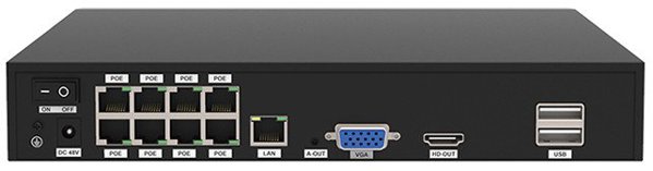 FOSCAM FNA108E-T4-2T Σετ καμερών παρακολούθησης 4 κάμερες με καταγραφικό Λευκό