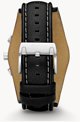 Fossil Coachman CH2564 Ανδρικό Ρολόι Χρονογράφος με Δερμάτινο Λουράκι