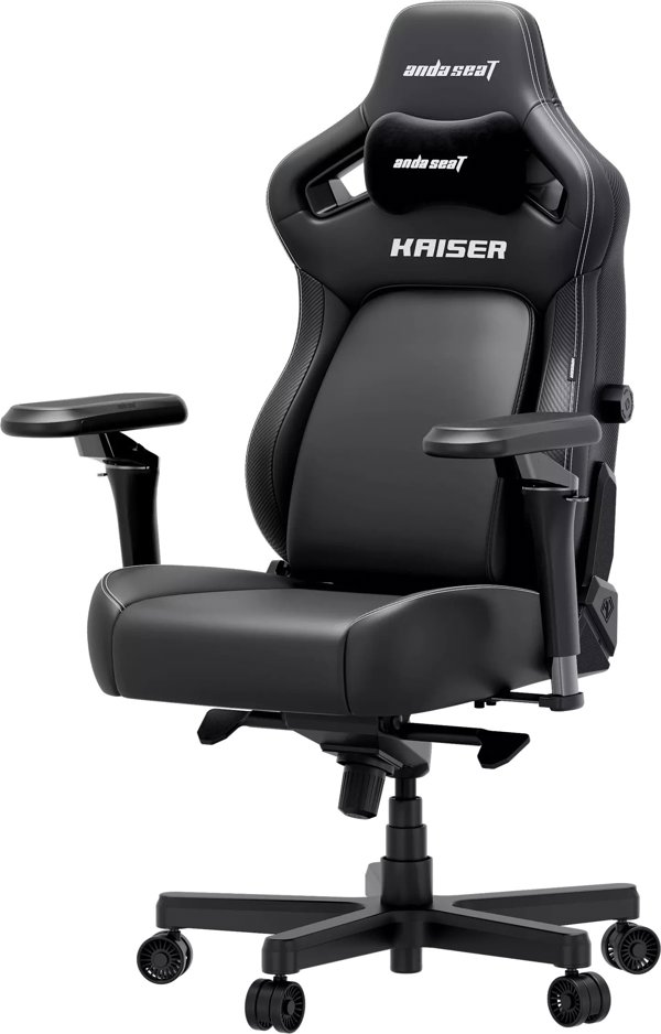 Fotel gamingowy Anda Seat Kaiser 4 V2 Size XL Black PVC