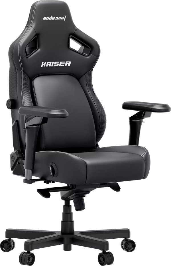 Fotel gamingowy Anda Seat Kaiser 4 V2 Size XL Black PVC