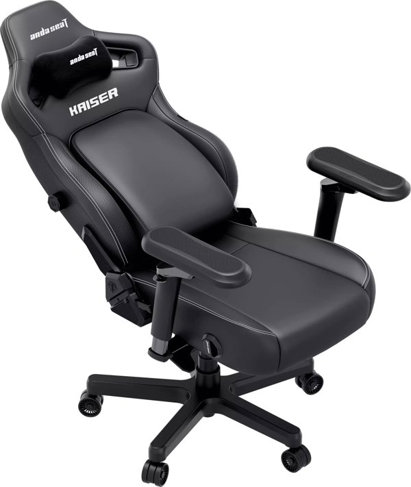 Fotel gamingowy Anda Seat Kaiser 4 V2 Size XL Black PVC