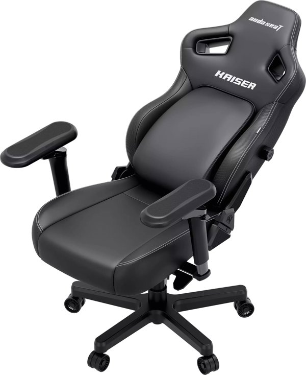 Fotel gamingowy Anda Seat Kaiser 4 V2 Size XL Black PVC
