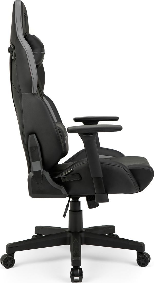 SENSE7 Sentinel Πολυθρόνα Gaming Μαύρο-Γκρι, Εργονομική Καρέκλα Γραφείου