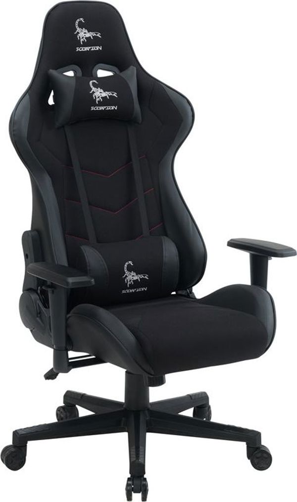 Gembird Scorpion Gaming Καρέκλα Μαύρη