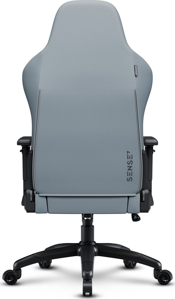SENSE7 Gaming Πολυθρόνα Spellcaster XL PU, Μαύρο-Γκρι, Εργονομική Καρέκλα Γραφείου