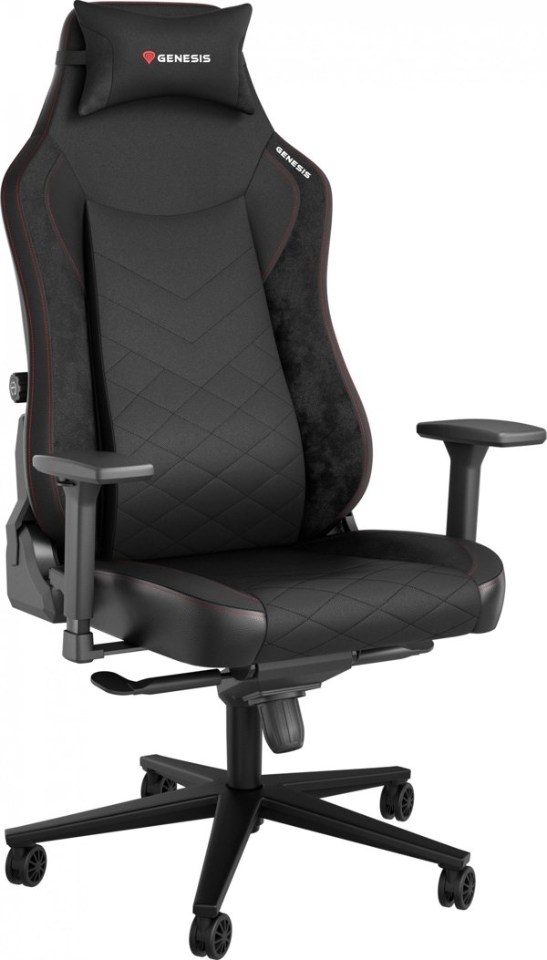 Genesis Nitro 890 G2 Gaming Καρέκλα Γραφείου, Εργονομική με Μεταλλική Βάση, Μαύρη (NFG-2050)