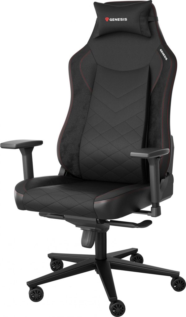 Genesis Nitro 890 G2 Gaming Καρέκλα Γραφείου, Εργονομική με Μεταλλική Βάση, Μαύρη (NFG-2050)