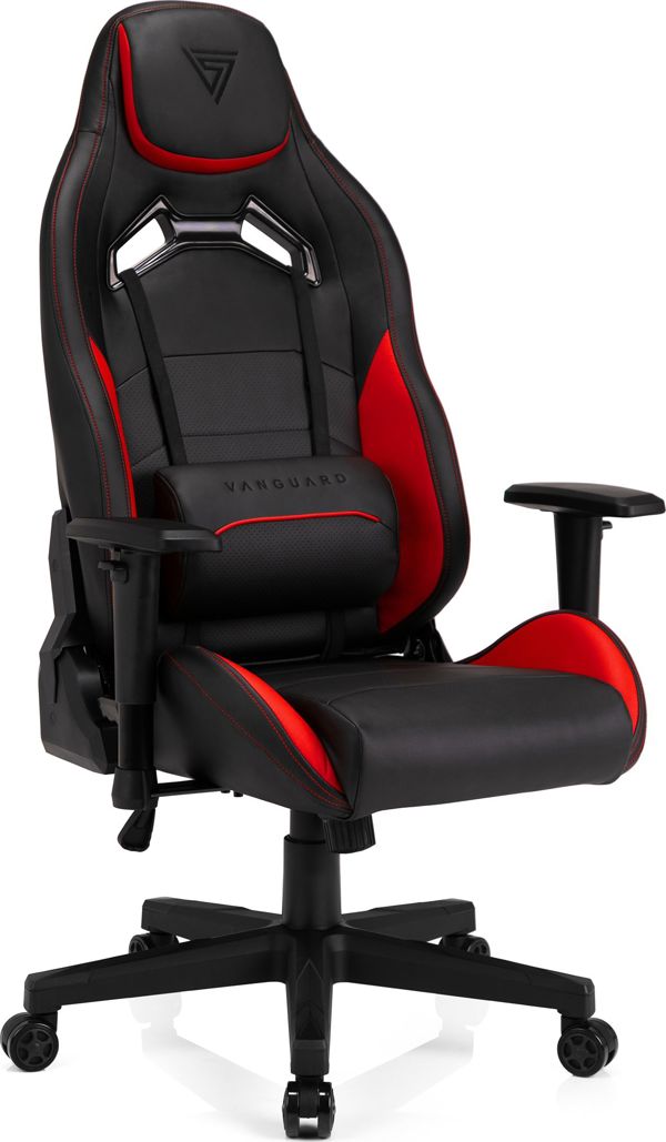 SENSE7 Vanguard Gaming Πολυθρόνα - Εργονομική Καρέκλα Γραφείου Μαύρο-Κόκκινο