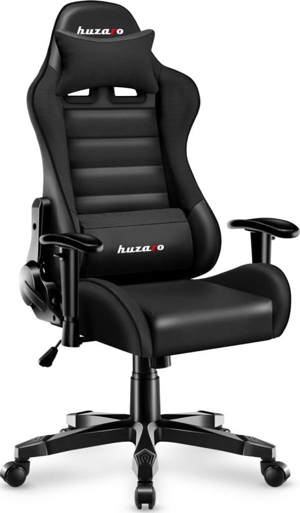 Huzaro Ranger 6.0 Gaming Πολυθρόνα για Παιδιά, Εργονομική, PUHD Δέρμα, Μαύρη