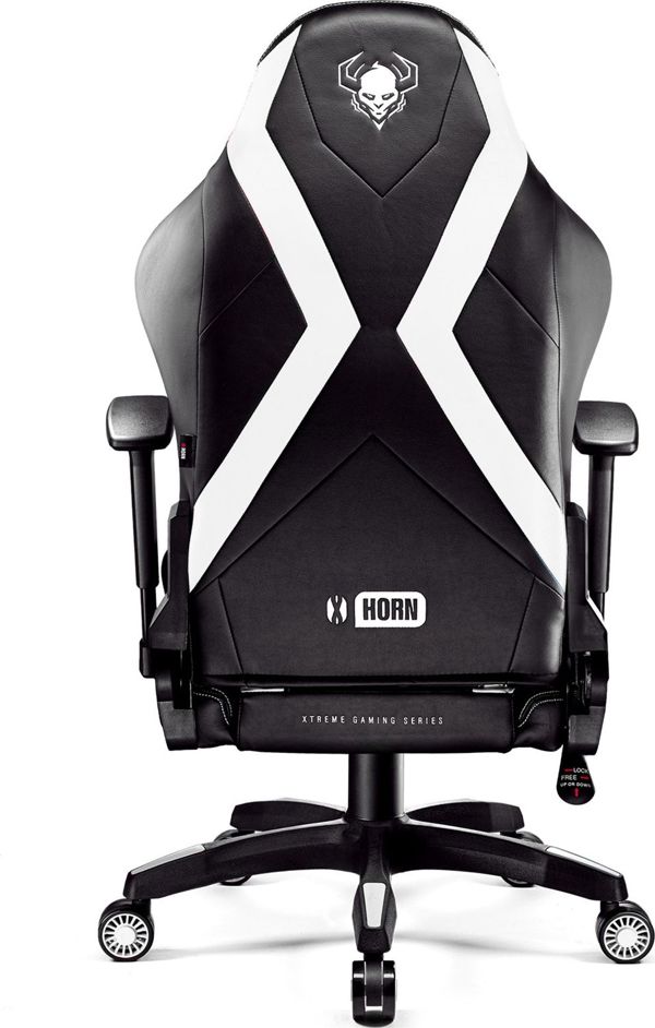 Diablo Chairs X-Horn 2.0 Gaming Chair King Size, XXL, Μαύρο-Λευκό
