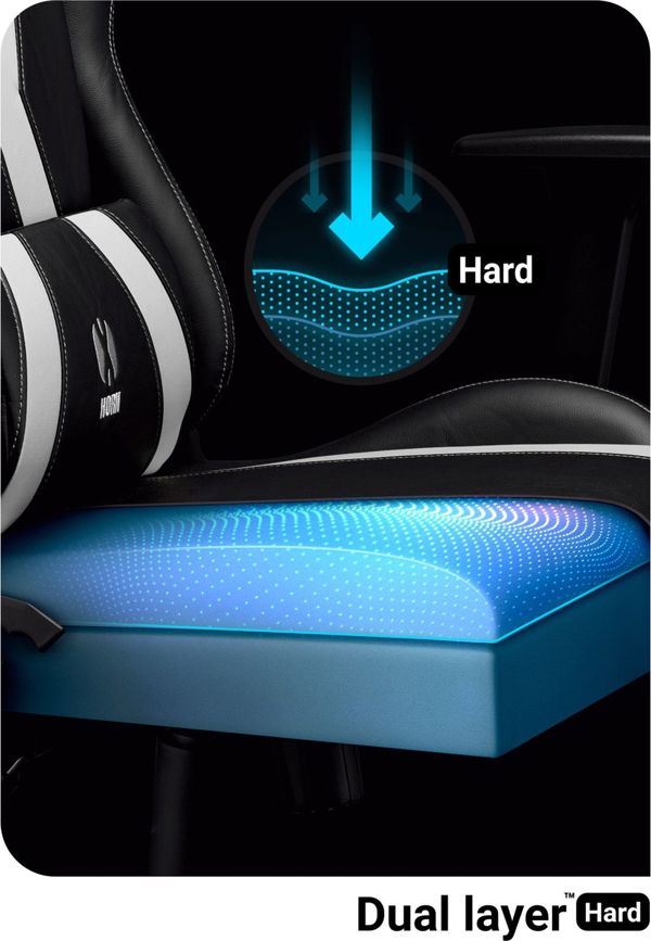 Diablo Chairs X-Horn 2.0 Gaming Chair King Size, XXL, Μαύρο-Λευκό