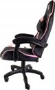 Fotel obrotowy gamingowy HERO ENZO PINK + WHITE ALCANTARA ICE