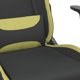 Fotel vidaXL Περιστρεφόμενη καρέκλα gaming με υποπόδιο, μαύρο-ανοιχτό πράσινο