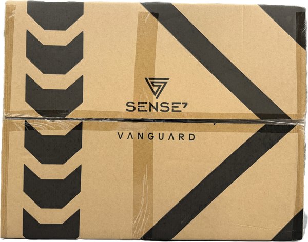 SENSE7 Vanguard Gaming Πολυθρόνα - Δερμάτινη Καρέκλα Γραφείου, Μαύρη