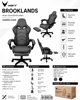 Fotel Varr VARR GAMING CHAIR FOTEL GAMINGOWY BROOKLANDS WITH FOOTREST TWO PILLOWS [45839]
