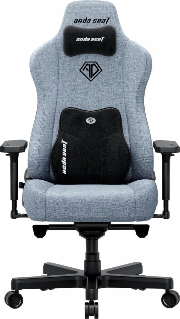 Gaming Καρέκλα Υφασμάτινη Anda Seat Kaiser 3E XL Γκρι Μπλε