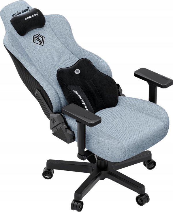 Gaming Καρέκλα Υφασμάτινη Anda Seat Kaiser 3E XL Γκρι Μπλε