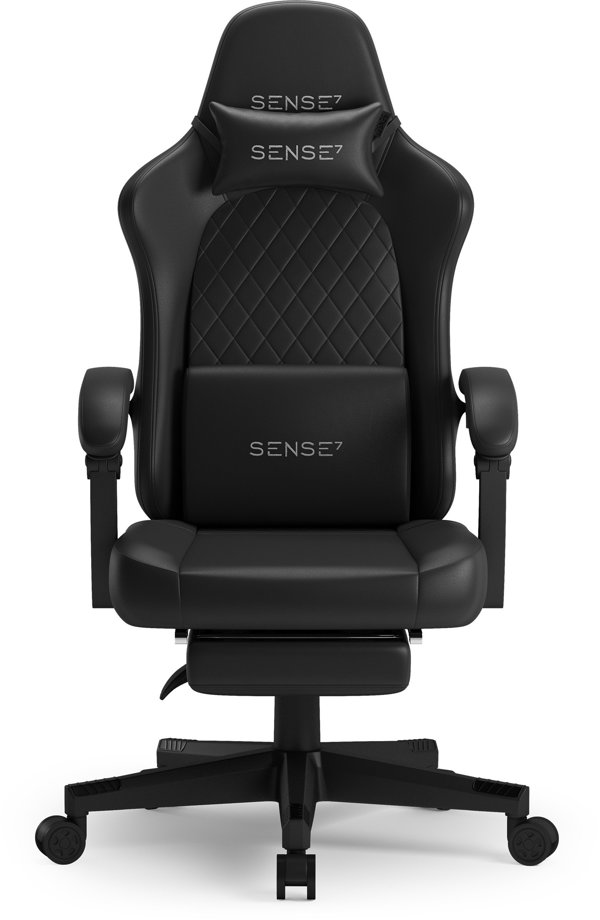 Πολυθρόνα Γραφείου SENSE7 Devon PU Μαύρη