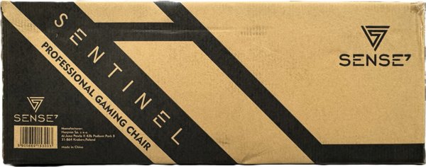 SENSE7 Sentinel Πολυθρόνα Gaming, Δερμάτινη, Μαύρη
