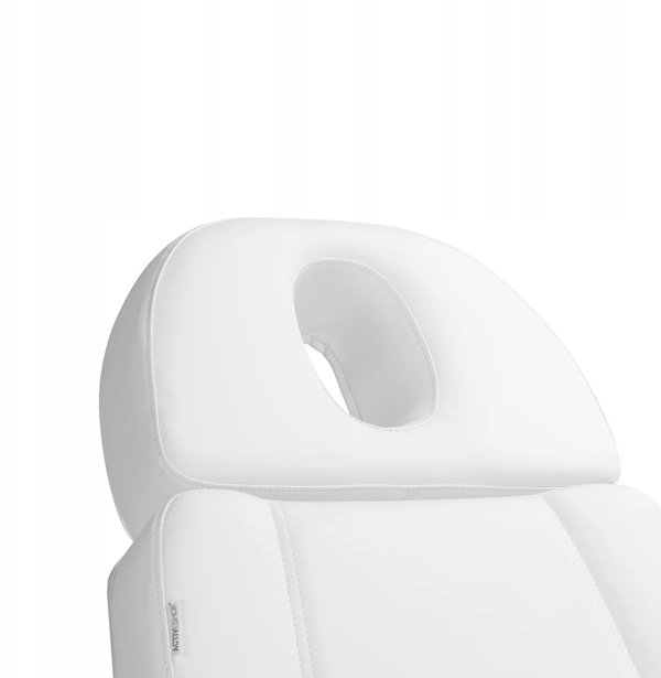 Fotel kosmetyczny elektr. Azzurro Lux 3m bialy