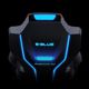 E-Blue Gaming Chair Auroza X1 LED Μαύρη-Κόκκινη + Gaming Σετ Polygon (Πληκτρολόγιο, Ποντίκι, Mousepad)